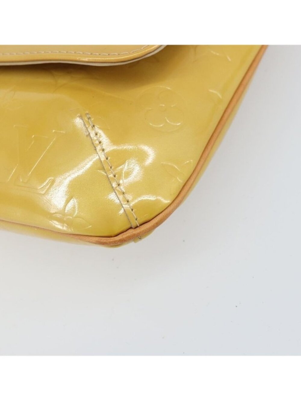 Authentic LOUIS VUITTON Monogram Vernis Thompson Street Bag Beige M91301 LV - Picture 3 of 16